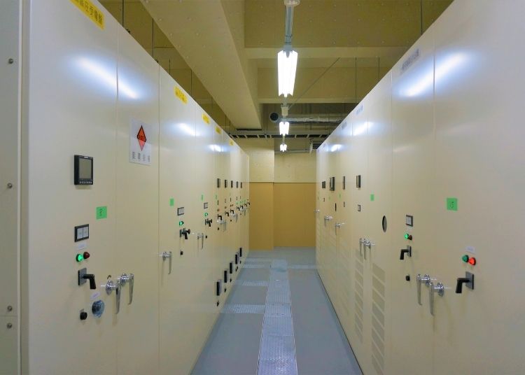 福島データセンター　電源室イメージ図